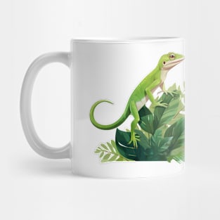 green anole Mug